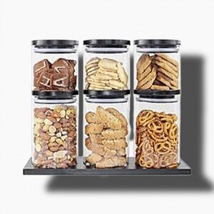 Black Bamboo Stacking Set